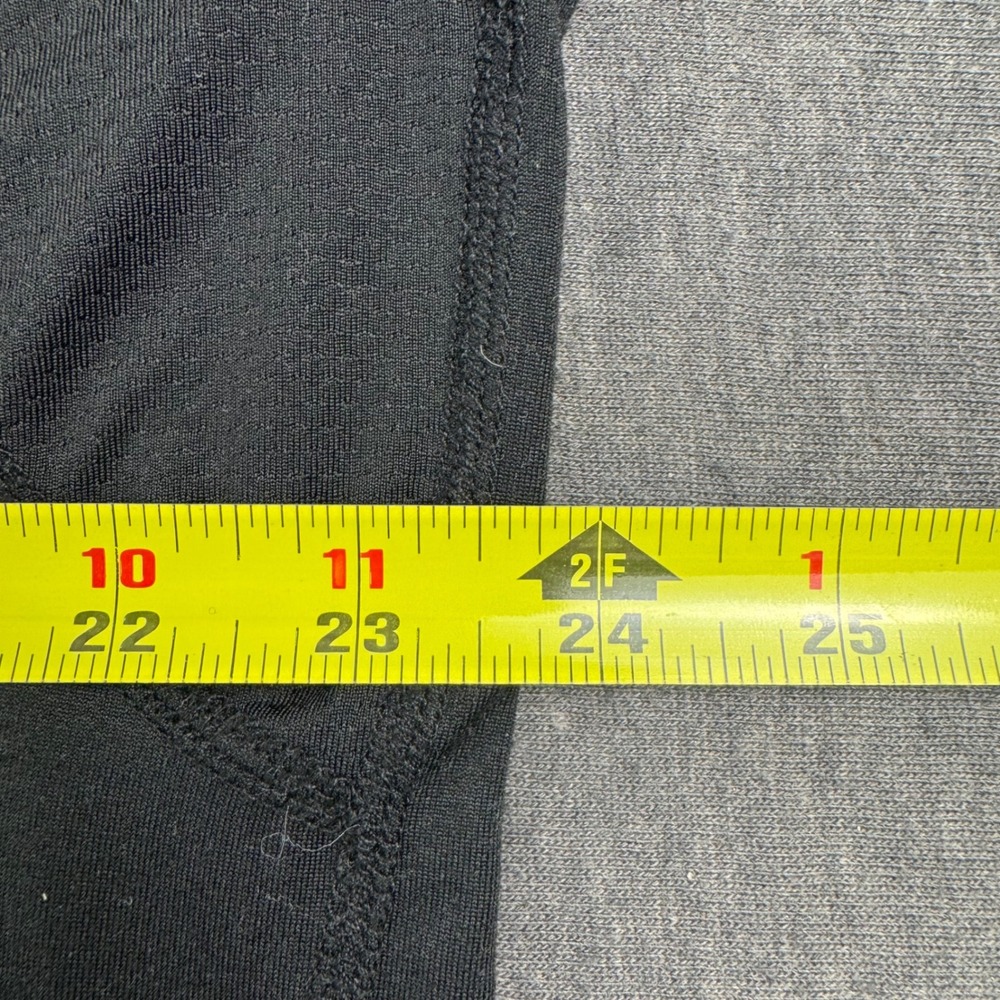 Reebok Mens 2XL Black Performance Long Sleeve Shirt Activewear Crew Neck 1468 - Picture 5 of 7